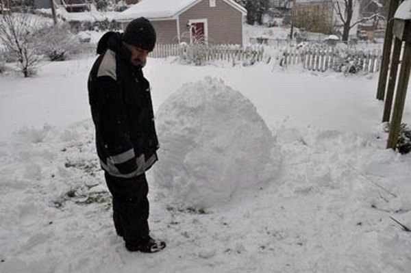 Бедный снежный "Йорик"