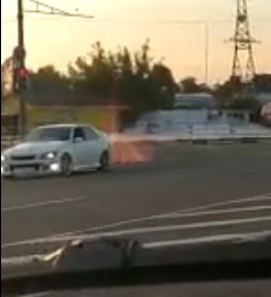 В станице Васюринской сгорела газовая заправка