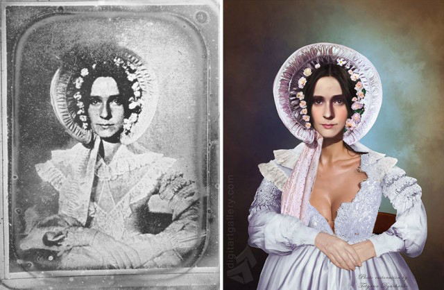 Восстановление старинных фотографий .