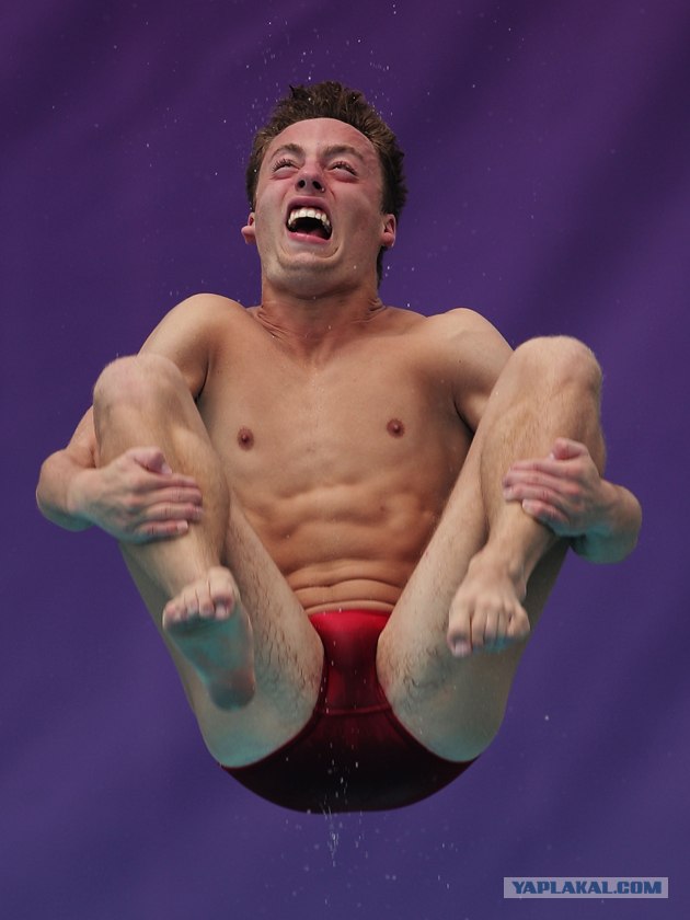 Лица спортсменов-прыгунов