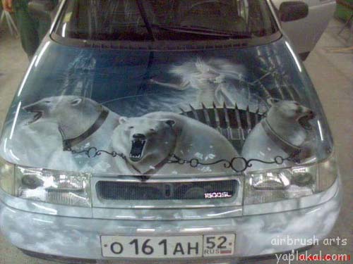 Аэрография автомобиля