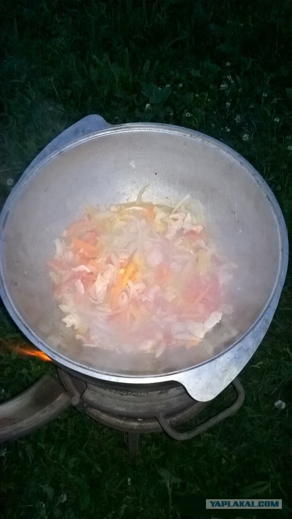 Печка под казан, открытие сезона