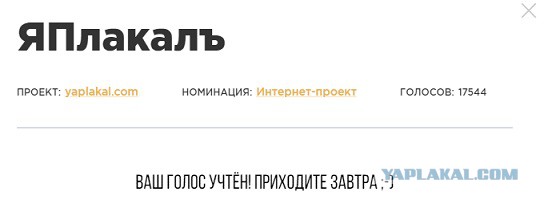 ЯП на Премии Рунета 2018!