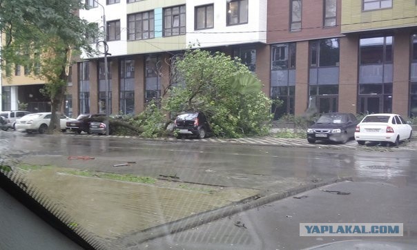 В Ростовской области бушует ураган