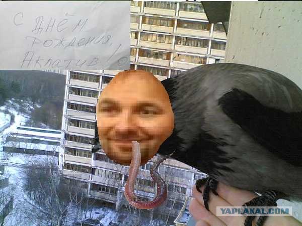 Фотожаба : Поздравил с днем рождения !