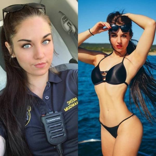 Девушки в форме и без