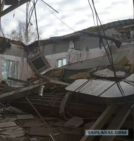 В школе в Пушкинском городском округе обрушилась кровля на площади 700 квадратных метров