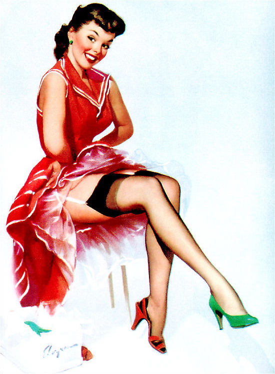 PIN-UP искусство Old school