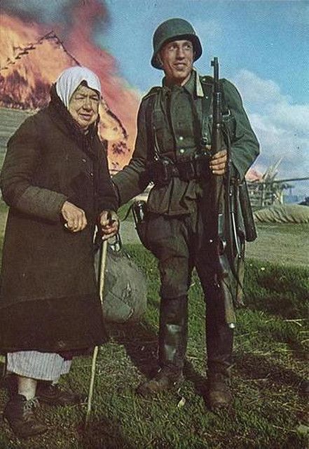 Начало войны. Фото с той стороны