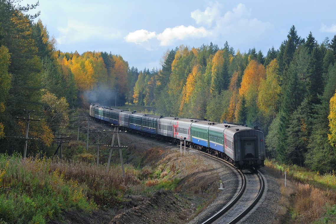 Транссибирская железная дорога зима