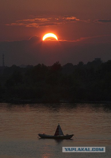 Фотографии солнечного затмения 1 августа 2008 года