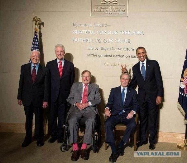 5 президентов США на одном кадре - фото дня