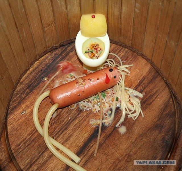 Интересные решения с сосисками.