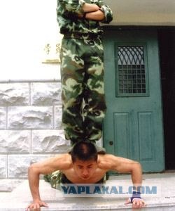 22 способа отжимания в китайской армии
