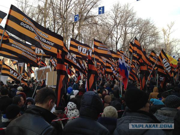 Активисты Антимайдан напали на оппозицию в Москве