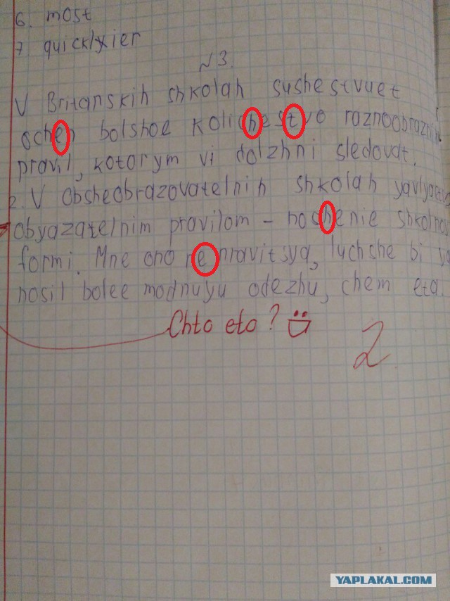 Жена устроилась в школу учителем английского