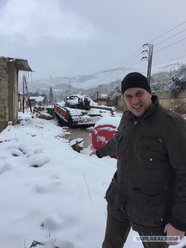 Генерал Мороз приехал в Сирию на Новый Год
