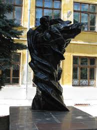 Немцы и русские в плену.