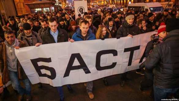 Митинг в Беларусии
