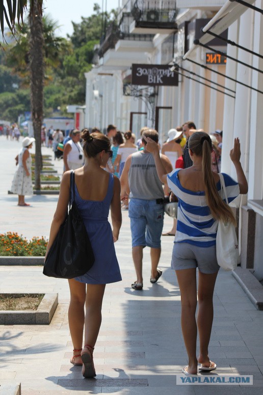 Дорога из Киева и из Москвы в Ялту.