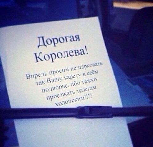 Что обычно водители пишут на своих автомобилях?