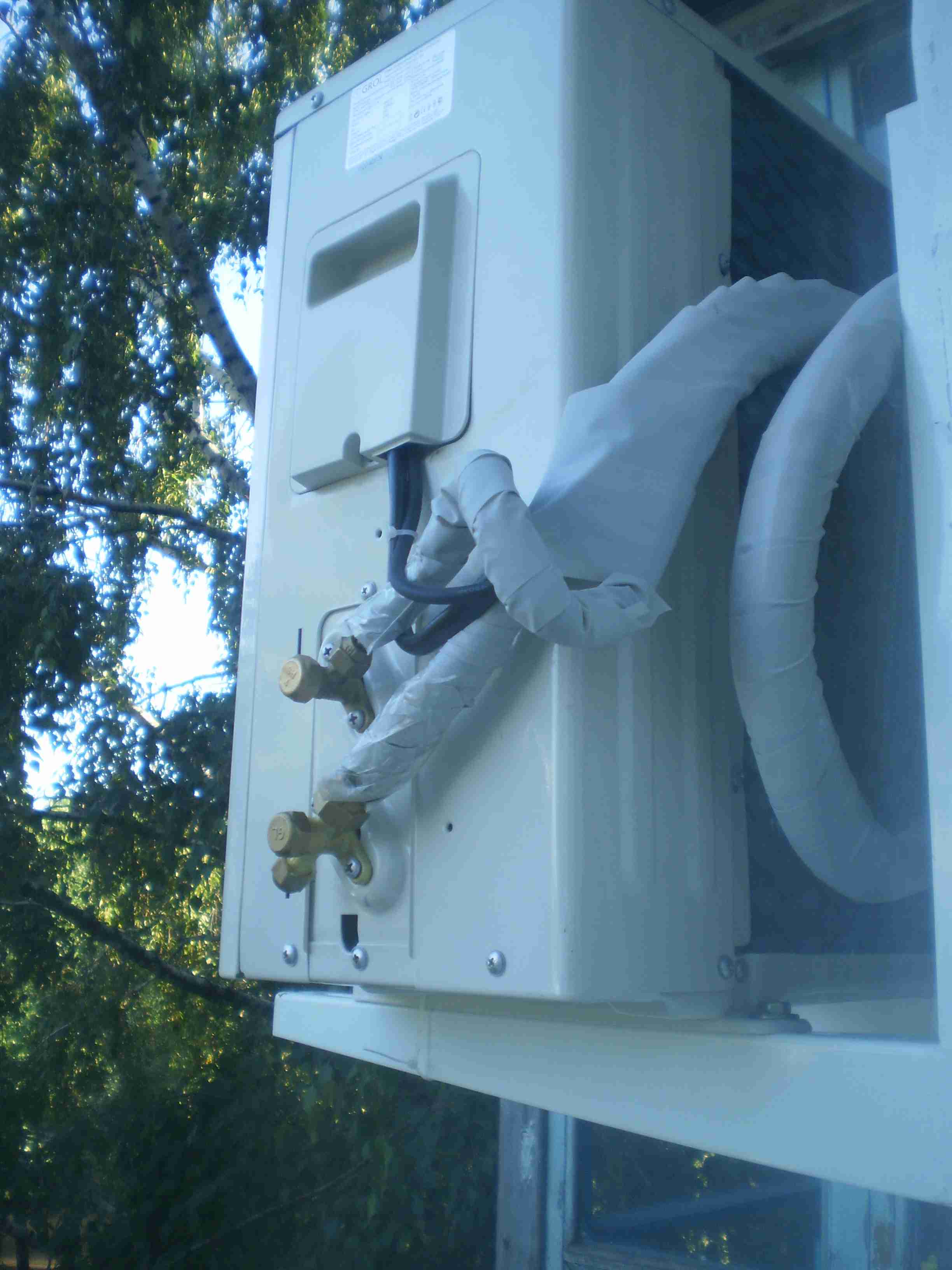 Заправка оконного кондиционера своими руками