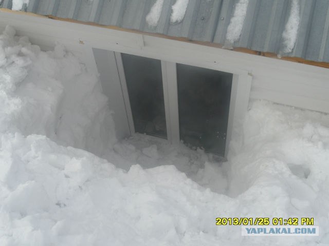 Снегопад в Алтайском крае, г. Змеиногорск