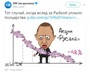 Российский фондовый рынок обрушился из-за санкций США