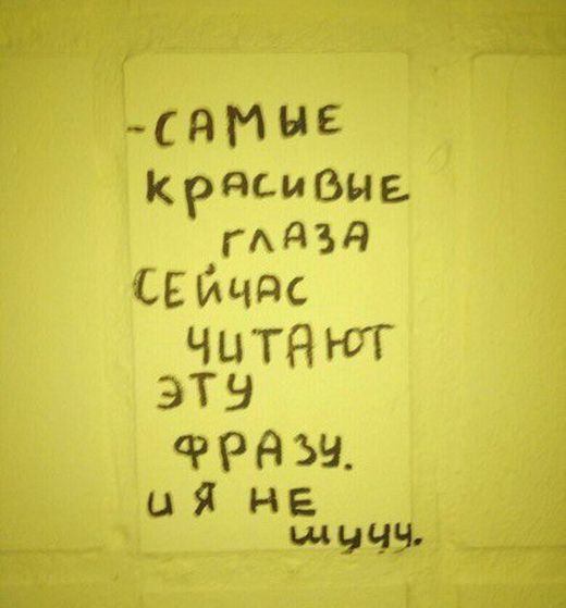 Смешные объявления, надписи и вывески