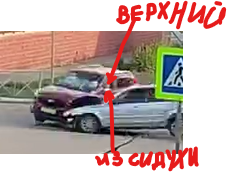 Очередной быстрый пацанчик узнал о знаке "Уступи дорогу"