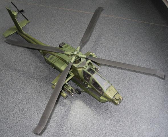 Apache AH-64. Бумажная модель.