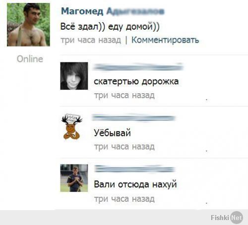 Смешные комментарии из соц. сетей