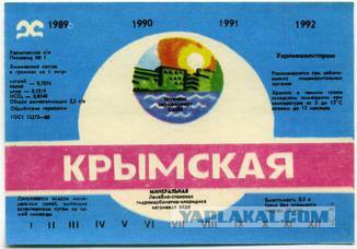 Вспоминая советскую «минералку»