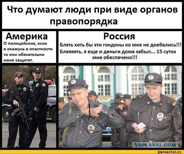 Почему у нас так не любят полицию?