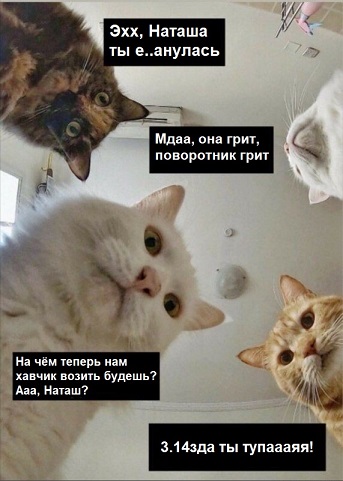 Ты еб@...сь что-ли, Наташа бл..ть!