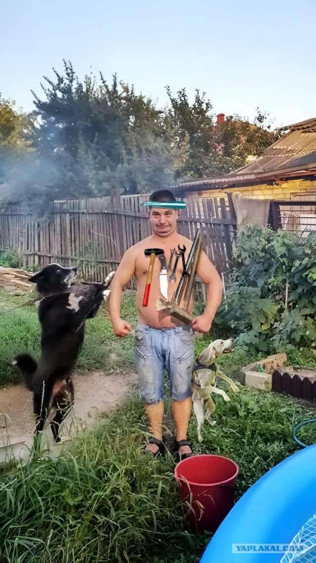 Фотожаба "Грозный пузан"