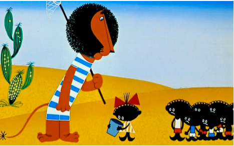 Как показывали негров в СССР и в США