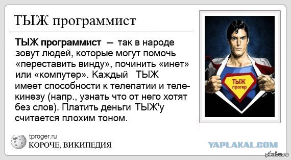 Как пользователи представляют программистов