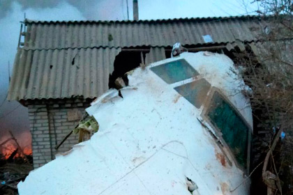 Турецкий грузовой самолет упал на дачи под Бишкеком