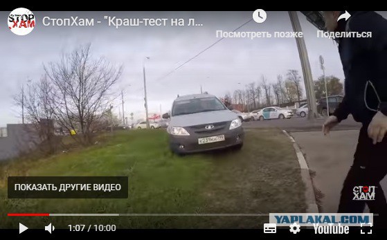 СтопХам - "Краш-тест на людях и столбах"