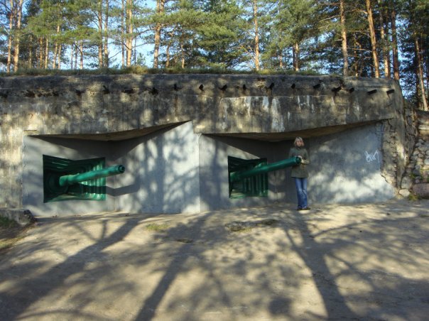 Скрытый в растительности