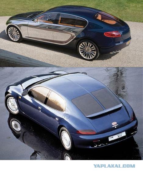 Bugatti - теперь четыре двери...