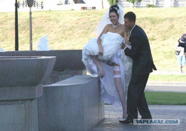 Забавные свадебные фото