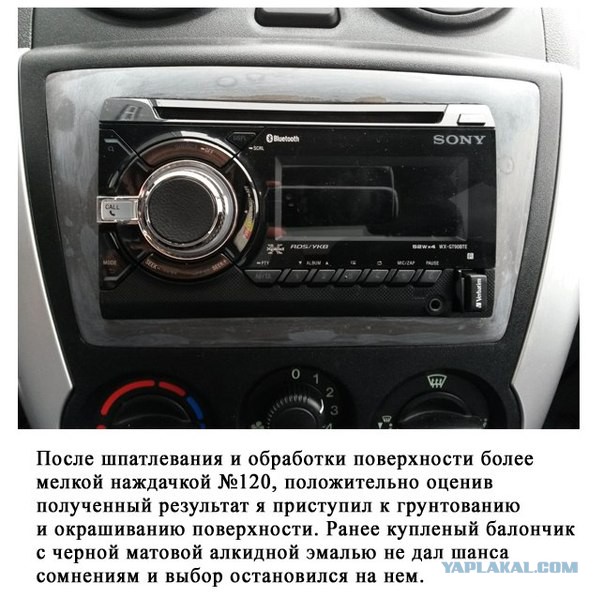 Создание рамки автомагнитолы своими руками