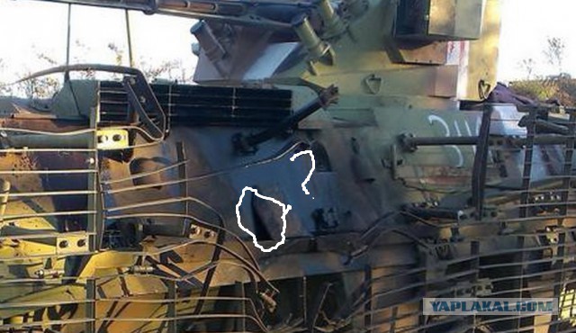 Укрорешетки не спасают укроБТРы