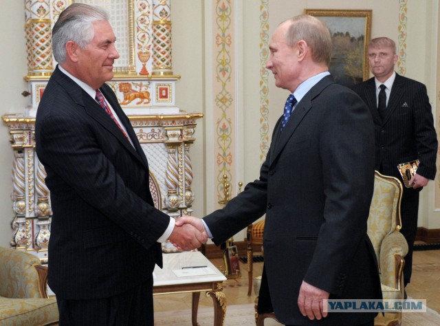 Путин встретился с госсекретарём США в Кремле