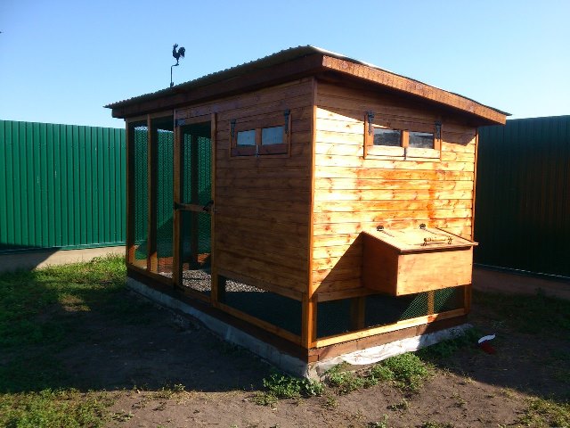 Строим курятник, из 20-ти футового контейнера