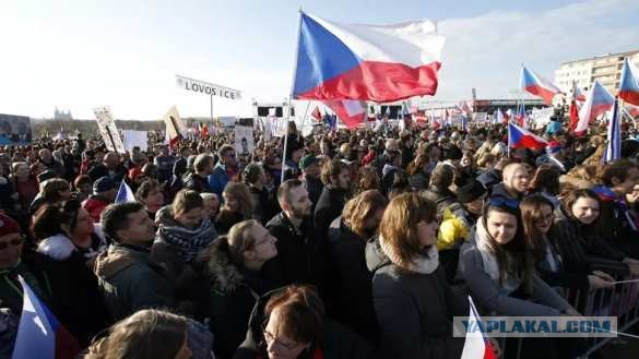 В Чехии прошли антироссийские митинги