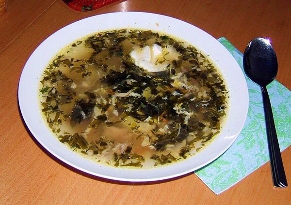 Зеленый борщ от Бомжыка