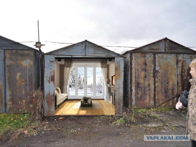 Укрась гараж к Рождеству
